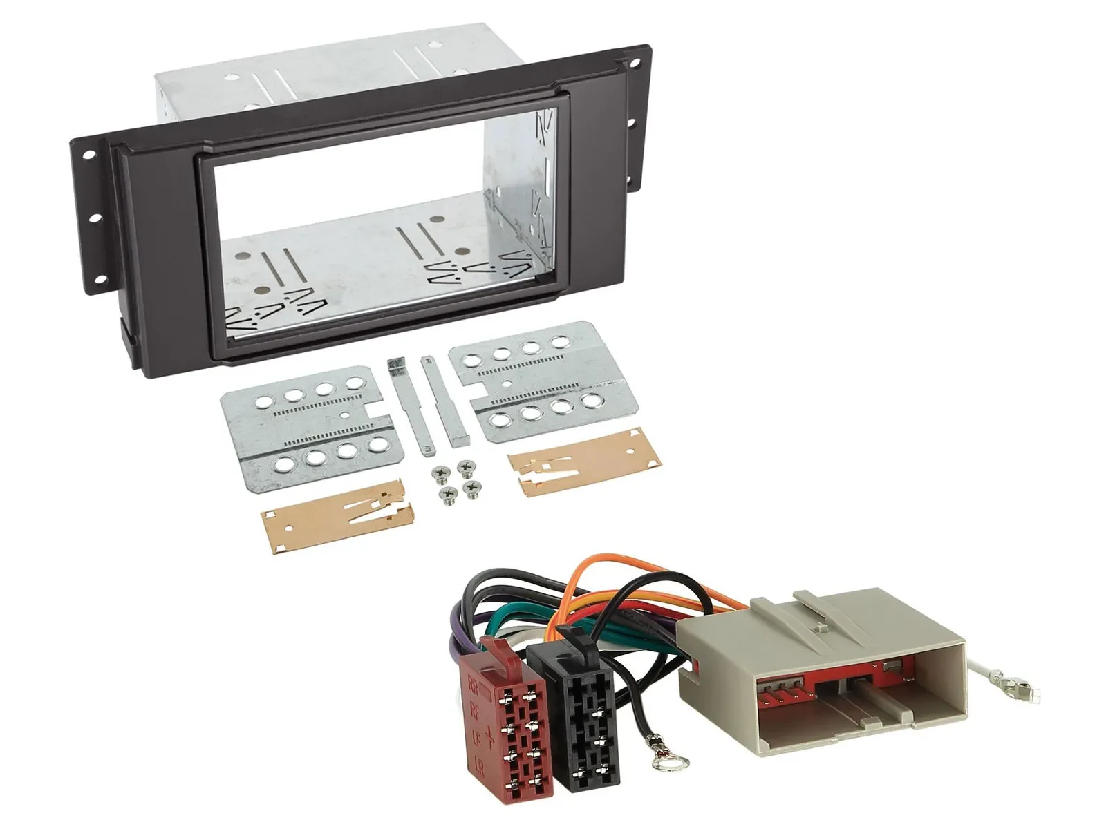 Einbauset Doppel DIN Autoradio für LandRover Freelander 06