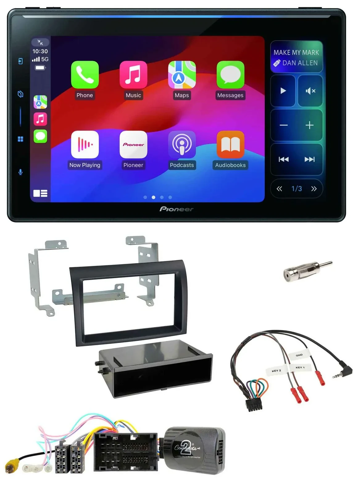 Pioneer Bluetooth DAB Lenkrad USB Autoradio für Citroen Jumper ab 14 Profiversio