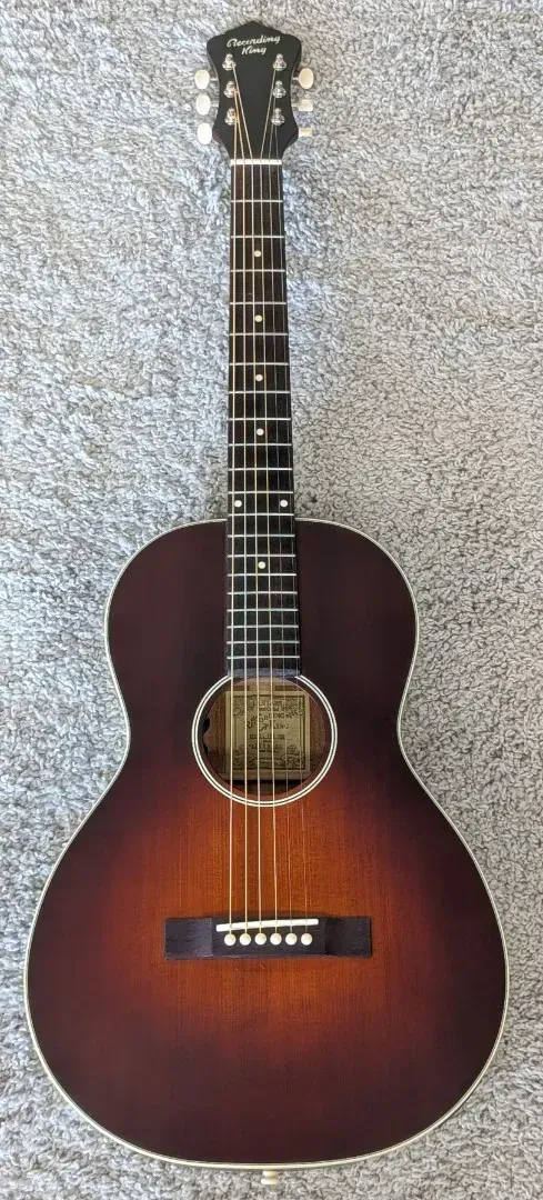 Электроакустическая гитара Recording King RPS-11-FE3-TBR Parlor Tobacco Sunburst