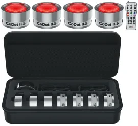 Chauvet DJ CoDot ILS 4-pack LED Illuminators Wash Up-Lights+Case+RFC Remote