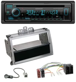 Kenwood Bluetooth DAB CD MP3 USB Autoradio für Hyundai i20 (08-11) Ablagefach