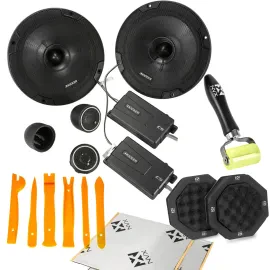Kicker 46CSS674 with Speaker Installation Accessory Kit