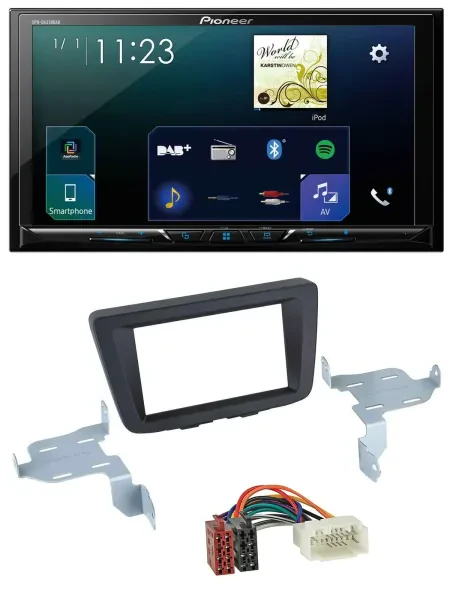 Pioneer MP3 Bluetooth USB 2DIN DAB Autoradio für Suzuki Baleno EW ab 2016