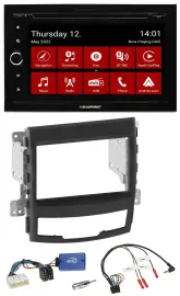 Автомагнитола для SsangYong Korando Blaupunkt 2DIN, навигация, Bluetooth, USB, DAB, TMC