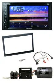 Pioneer Bluetooth 2DIN USB DVD DAB Lenkrad Autoradio für Citroen C2 C3 Berlingo