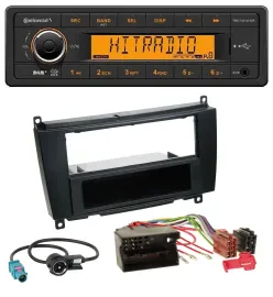 Continental 1DIN DAB MP3 AUX USB Autoradio für Mercedes CLK W209 ab 06 Coupe 04-