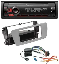 Pioneer MP3 USB DAB Bluetooth Autoradio für Seat Ibiza (ab 08) - dublingrau