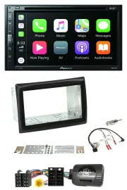Pioneer DVD 2DIN Lenkrad DAB Bluetooth USB Autoradio für Renault Megane II 2005-