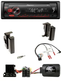 Pioneer DAB 1DIN MP3 Lenkrad USB Autoradio für Audi A4 B5 bis 99 A6 C4 bis 97 A8