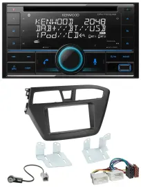 Автомагнитола Kenwood 2-DIN CD DAB USB MP3 Bluetooth для Hyundai i20 (2014–2020)
