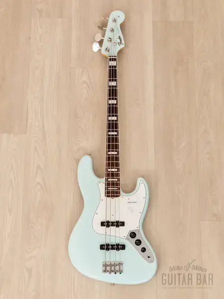 Бас-гитара Fender Heritage Late 60s Jazz Bass JJ Sonic Blue w/gigbag Japan 2023