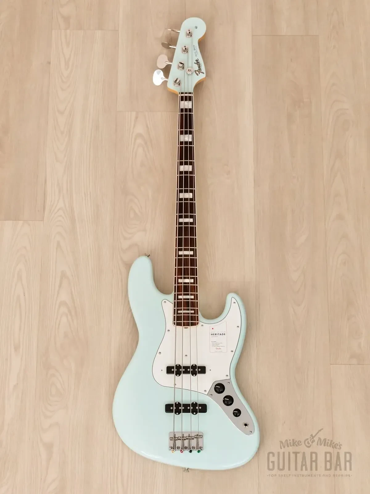 Бас-гитара Fender Heritage Late 60s Jazz Bass JJ Sonic Blue w/gigbag Japan 2023