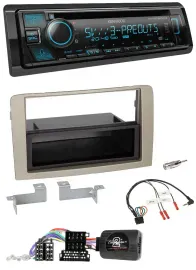 Автомагнитола для Lancia Musa (2004–2012) Kenwood Bluetooth, USB, CD, DAB, поддержка управления на руле