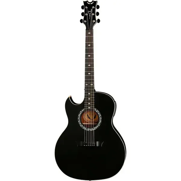 Электроакустическая гитара Dean Exhibition Left-Handed Satin Black