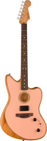 Электроакустическая гитара Fender Acoustasonic Player Jazzmaster Shell Pink