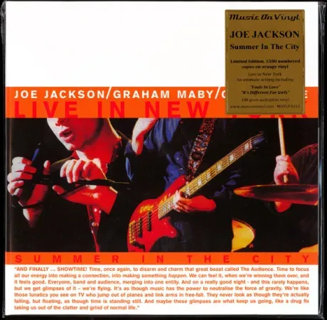 Виниловая пластинка Joe Jackson – Summer In The City - Live In New York