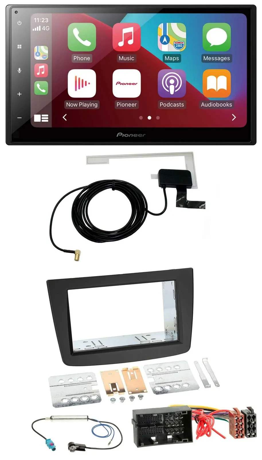 Автомагнитола для Alfa Romeo MiTo 955 (с 2014) Pioneer 2DIN, USB, Bluetooth, DAB, MP3