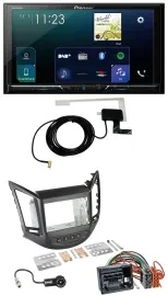 Pioneer 2DIN DAB USB MP3 Bluetooth Autoradio für Chevrolet Orlando KL1Y/KL1YN ab