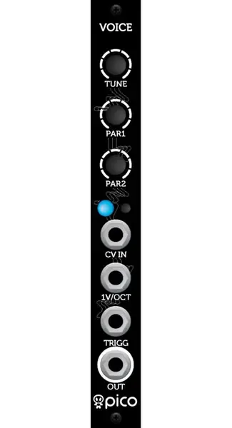 Модуль студийного синтезатора Erica Pico Voice Eurorack Synth Module