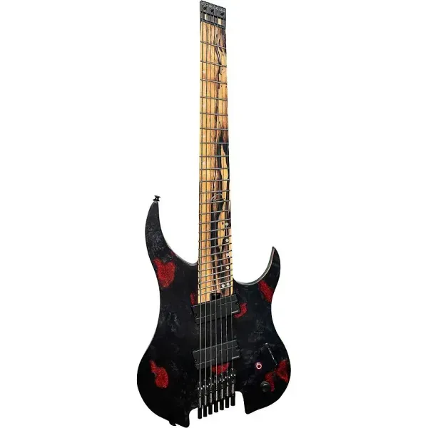 Электрогитара Legator G7FX Ghost 7 Multiscale X Series Black Widow с чехлом