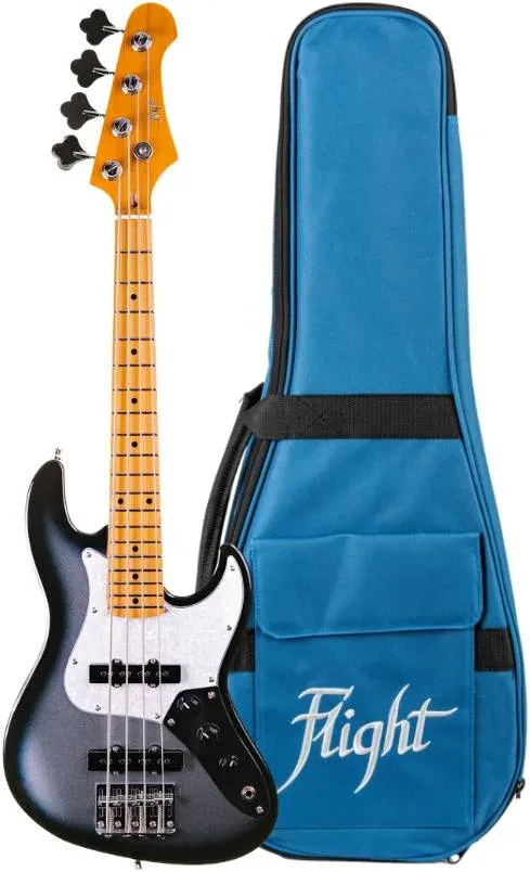 Бас-гитара FLIGHT Mini JB уменьшенная, цвет Moonburst