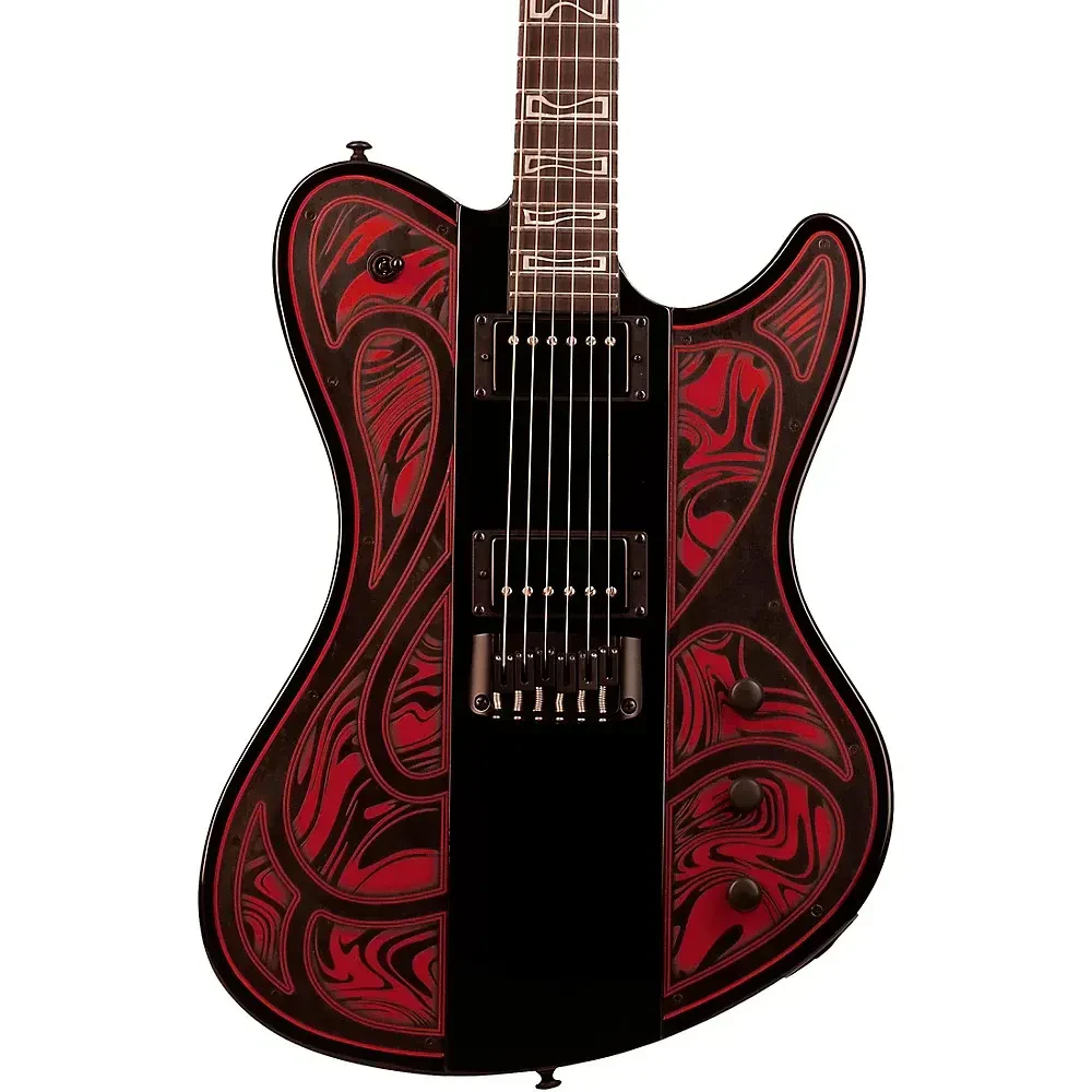 Электрогитара Schecter Ultra Przym Mercury Rose HH 24.75" 22 лада глянцевый чёрный
