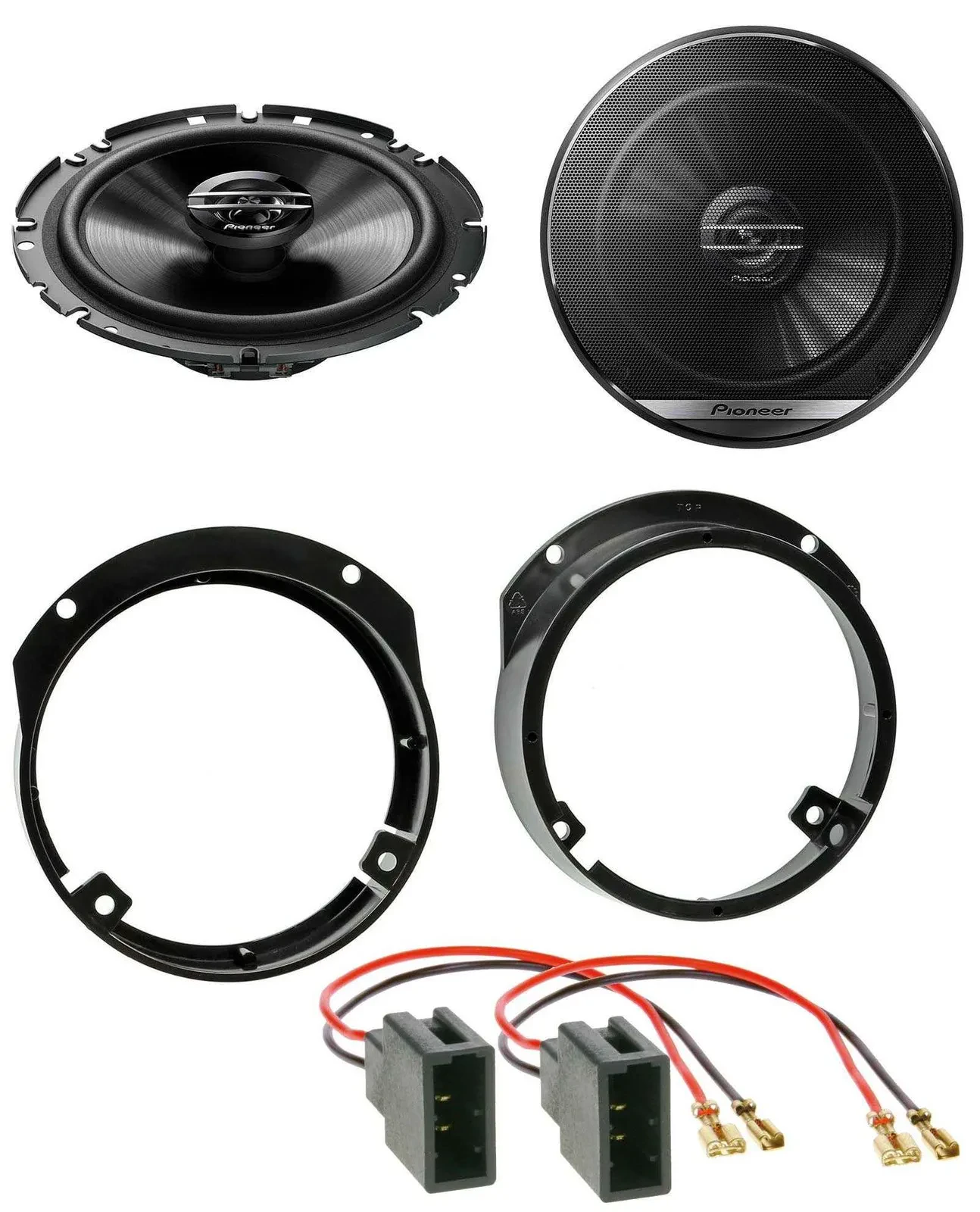 Pioneer 300Watt 2-Wege 16,5cm Lautsprecher für Citroen C3 Picasso ab 09 Hecktür