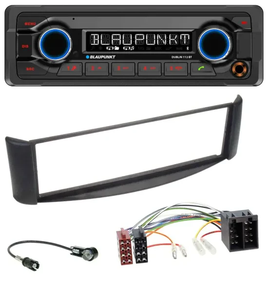 Blaupunkt MP3 Bluetooth USB AUX Autoradio für Smart ForTwo (1998-2007)