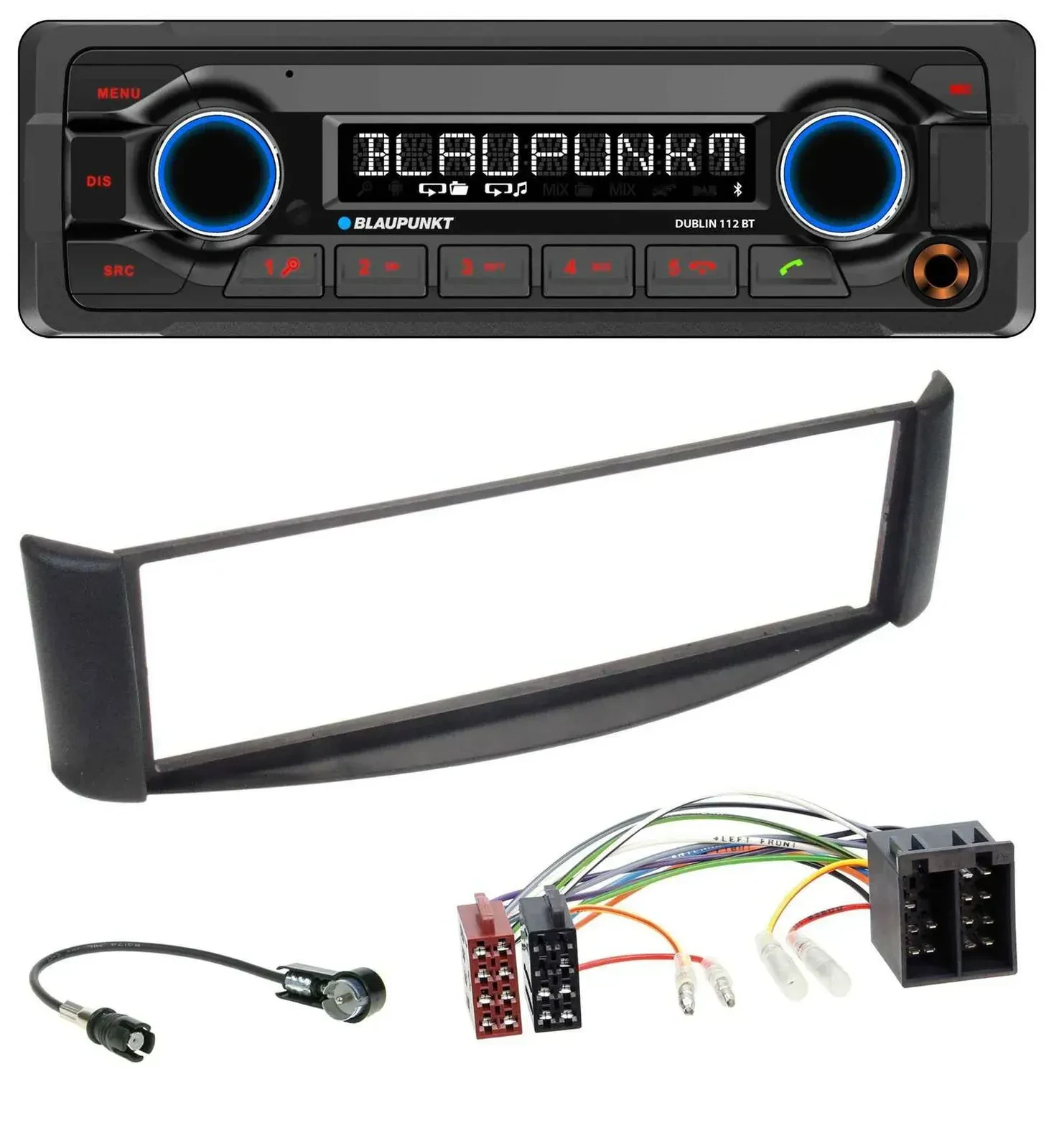Blaupunkt MP3 Bluetooth USB AUX Autoradio für Smart ForTwo (1998-2007)