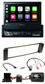 Pioneer DVD Bluetooth DAB USB Lenkrad Autoradio für Audi A3 A6 2000-2004
