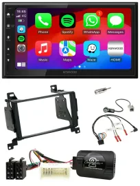 Kenwood Lenkrad USB DAB 2DIN Bluetooth Autoradio für Hyundai Santa Fe 07-12