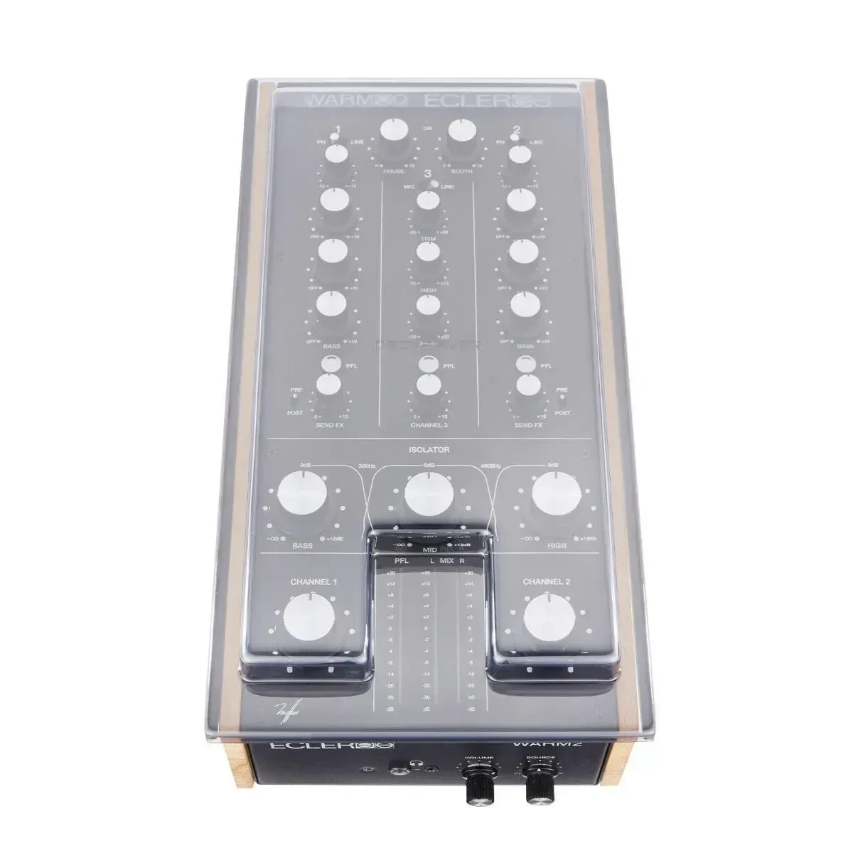 Защитная крышка для музыкального оборудования Decksaver Ecler Warm 2 Clear