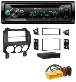 Pioneer USB MP3 DAB AUX CD Autoradio für Mazda 2 (ab 2007)