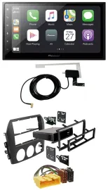 Pioneer USB MP3 2DIN Bluetooth DAB Autoradio für Mazda MX 5 NC 2005-2008