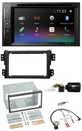 Pioneer Bluetooth Lenkrad USB 2DIN DAB DVD Autoradio für Opel Agila B Suzuki Spl