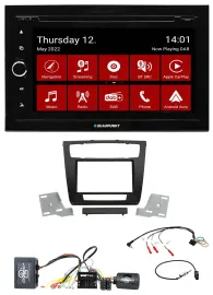 Blaupunkt Lenkrad DVD Bluetooth DAB 2DIN USB Autoradio für BMW 1er Aktiv aut. Kl