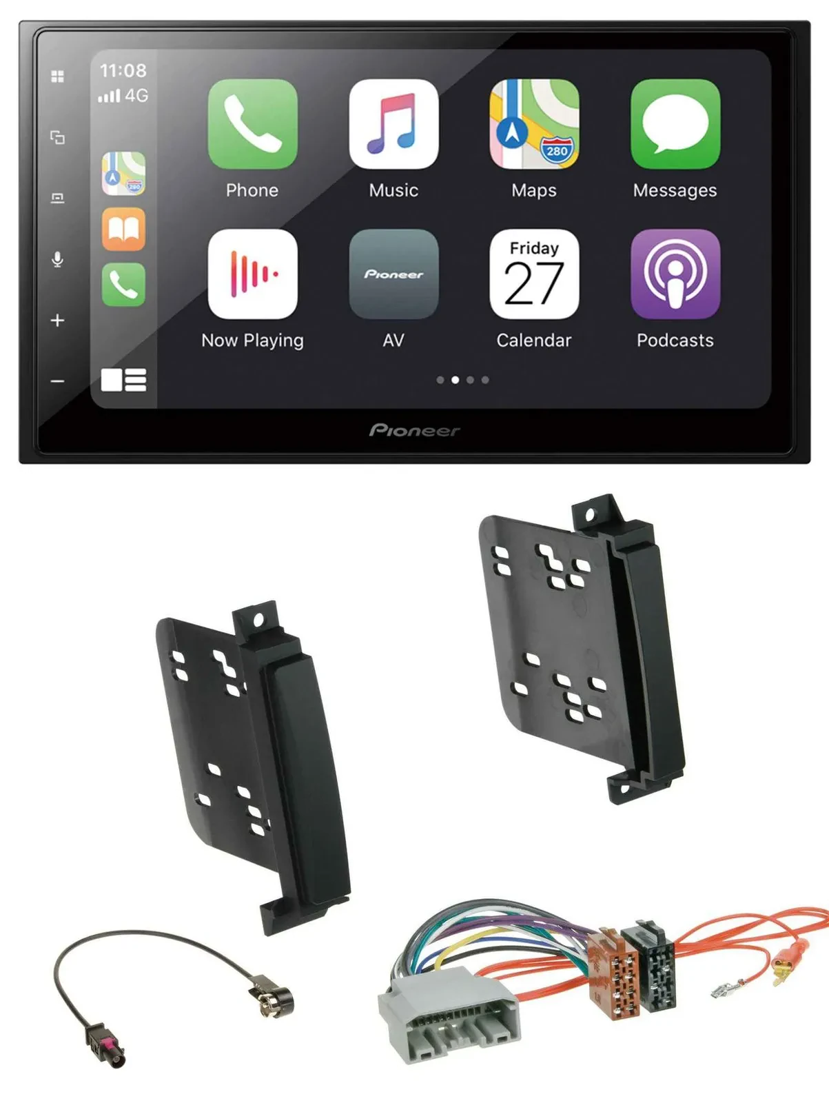 Pioneer MP3 Bluetooth DAB 2DIN USB Autoradio für Dodge Durango Jeep Grand Cherok