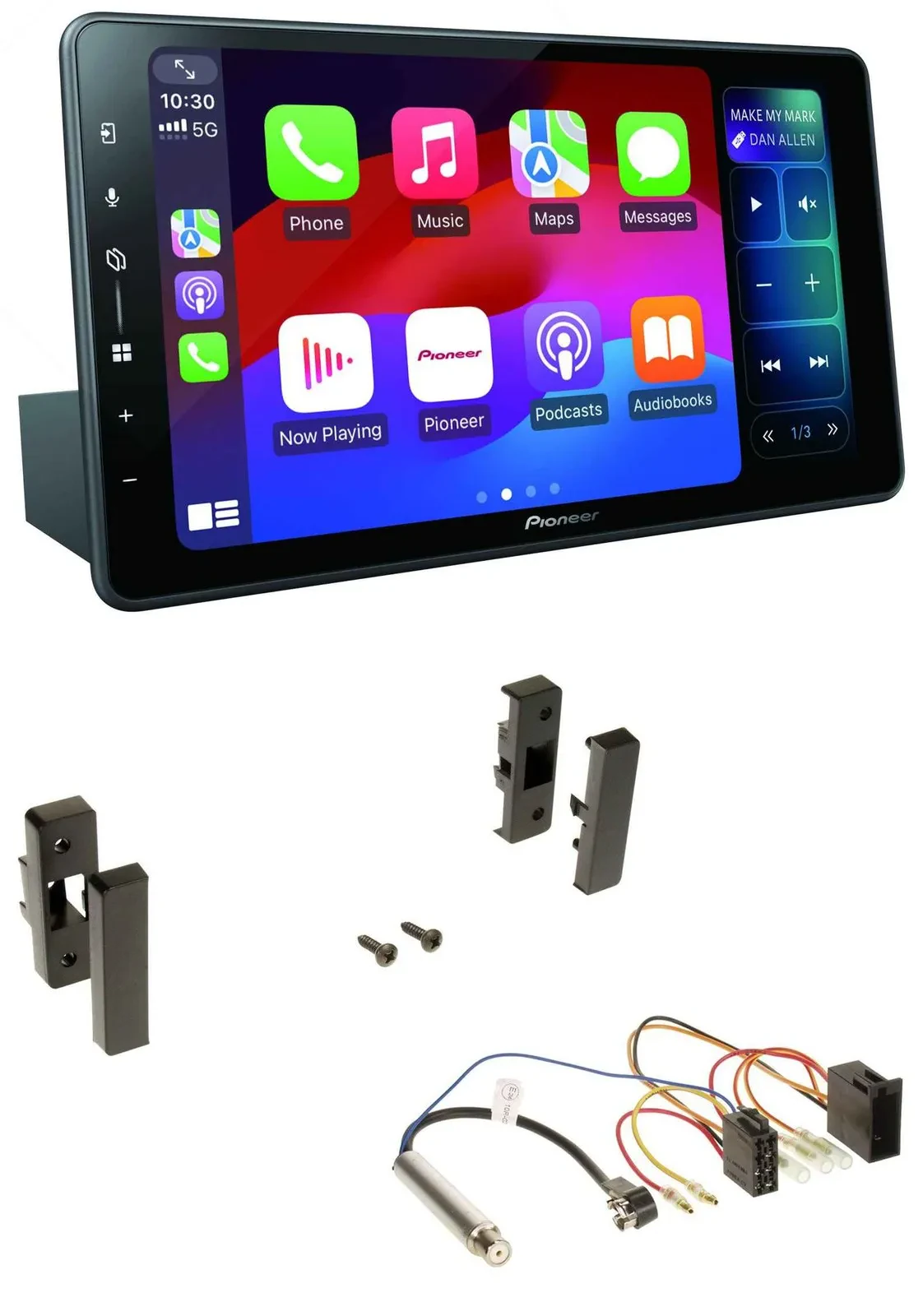 Pioneer Bluetooth DAB MP3 USB Autoradio für Audi A3 (8L, 1996-2000)