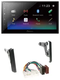 Автомагнитола для Toyota Pioneer 2-DIN, USB, Bluetooth, DAB, MP3