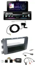 Pioneer DAB Bluetooth Lenkrad USB Autoradio für Smart ForFour 2004-2006 schwarz