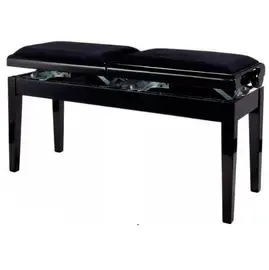 Банкетка для клавишных Gewa Piano Bench Deluxe Double Black High Gloss