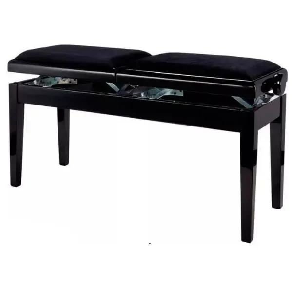 Банкетка для клавишных Gewa Piano Bench Deluxe Double Black High Gloss