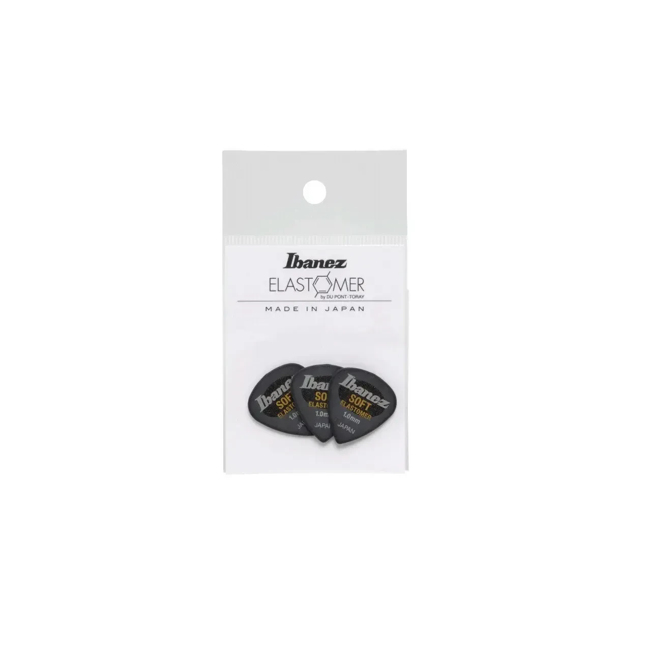 Медиаторы Ibanez Elastomer Soft 1.0 Hazy Black (3 штуки)