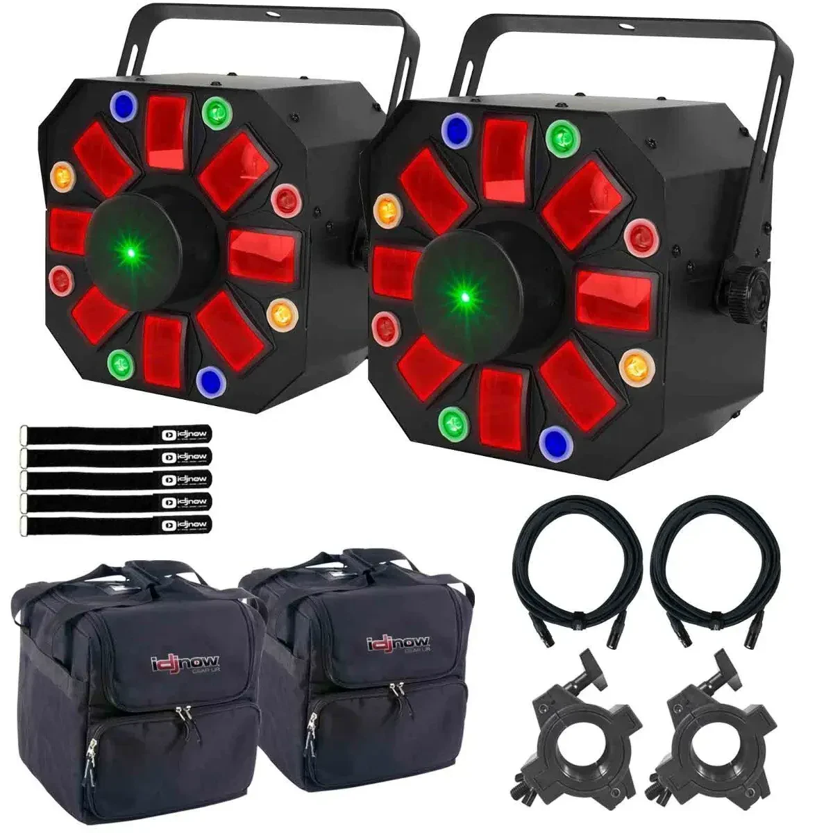 Светодиодный прибор American DJ Eliminator Furious 3RG LED DMX с аксессуарами (пара)