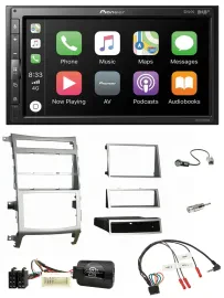 Pioneer USB Lenkrad DAB 2DIN Bluetooth Autoradio für Hyundai IX55 2009-2012 silb