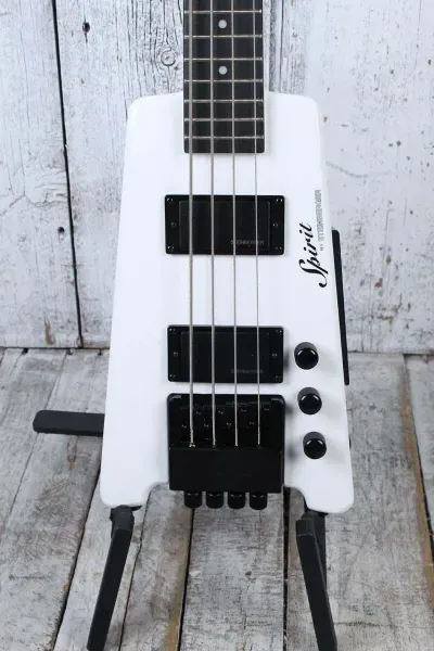 Steinberger XT-2 Bass 4 String Headless Electric Bass Guitar White with Gig Bag