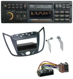 Blaupunkt USB DAB SD MP3 Bluetooth Autoradio für Ford C-Max / Kuga - dunkelgrau