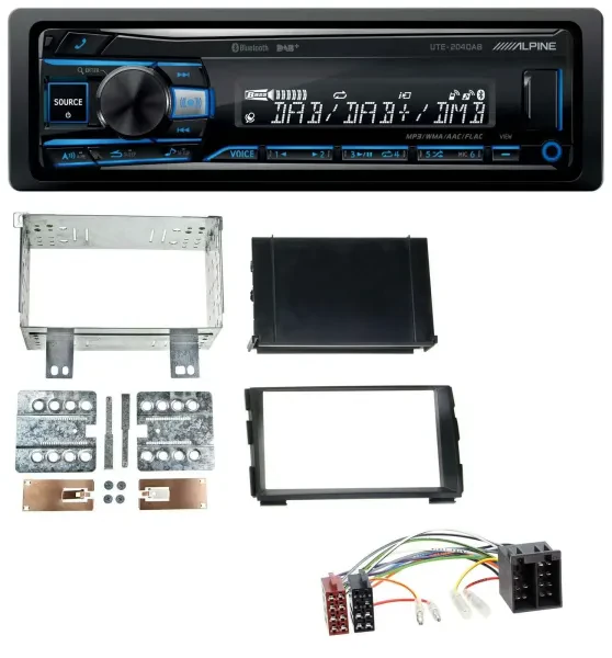 Alpine USB Bluetooth DAB MP3 Autoradio für Kia Ceed 09-12 proCeed 11-13