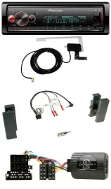 Pioneer Bluetooth DAB USB Lenkrad Autoradio für Seat Leon 2002-2006 Toledo 2002-