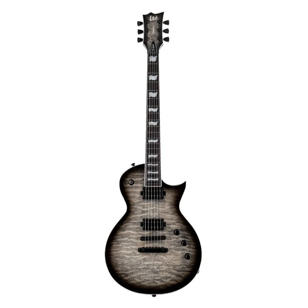 Б/У Электрогитара ESP Guitars and Basses LTD EC-1000T CTM 6-String Charcoal Burst с верхом из клёна